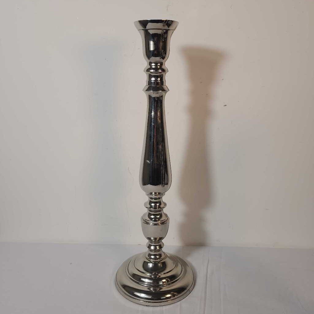 18" CHROME CANDLESTICK
