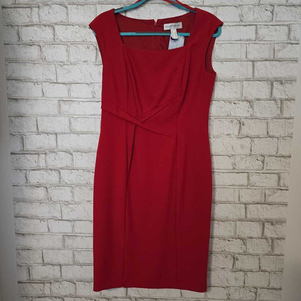 SINGH MADAN Poland Red Dress