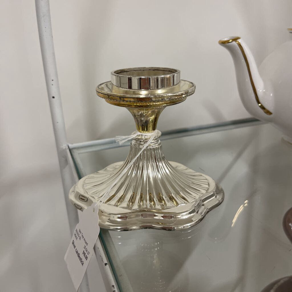 Silver candlestick