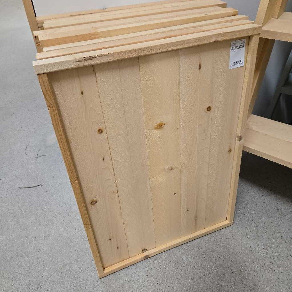 24" X 18" DOUBLE SIDED WOOD SIGN