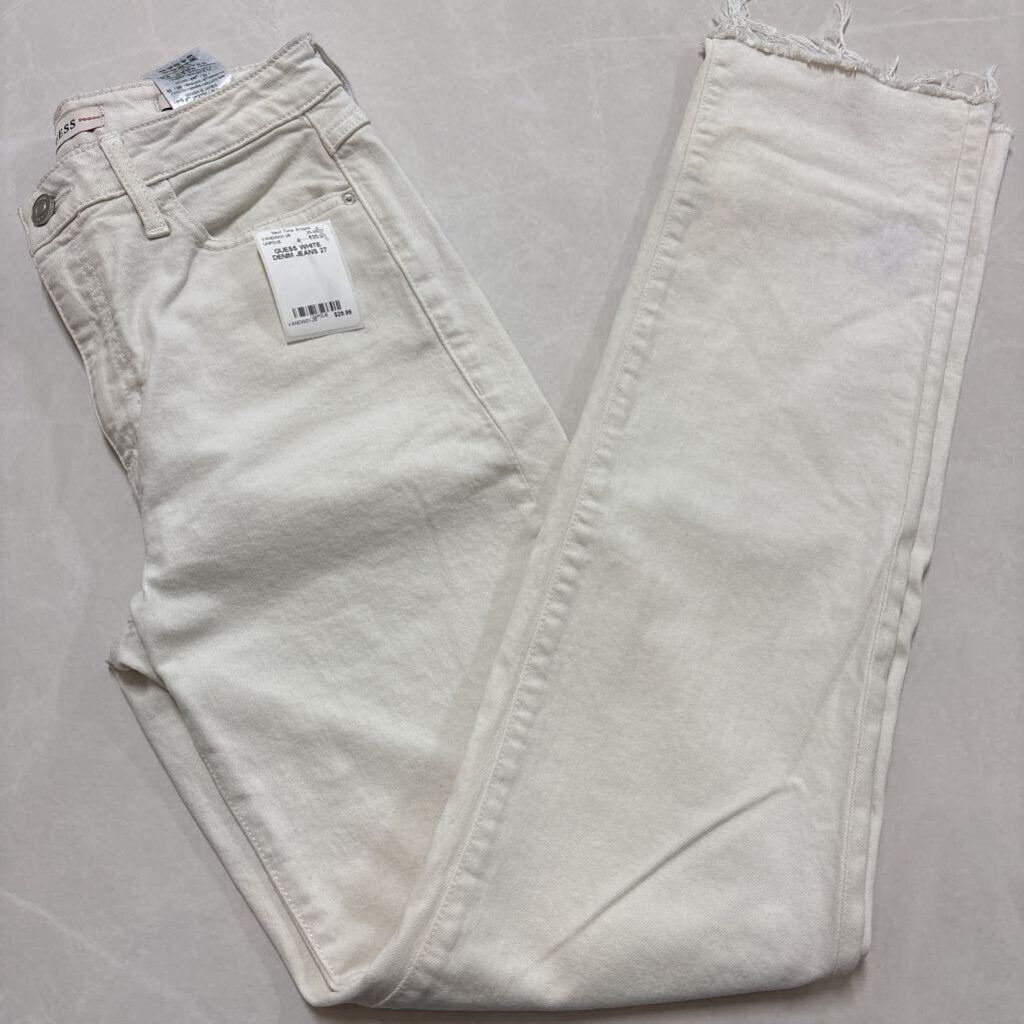 GUESS WHITE DENIM JEANS