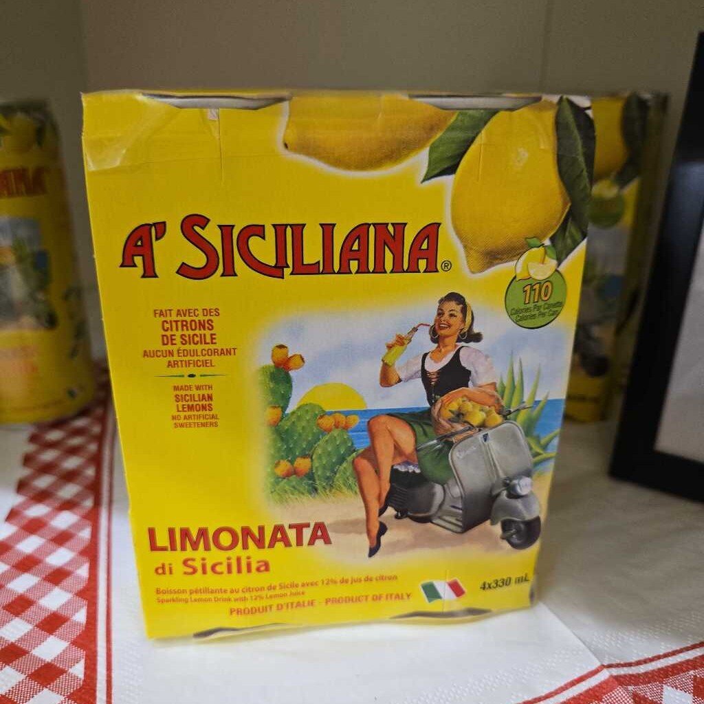 A' Siciliana Soda: Case - Lemonade