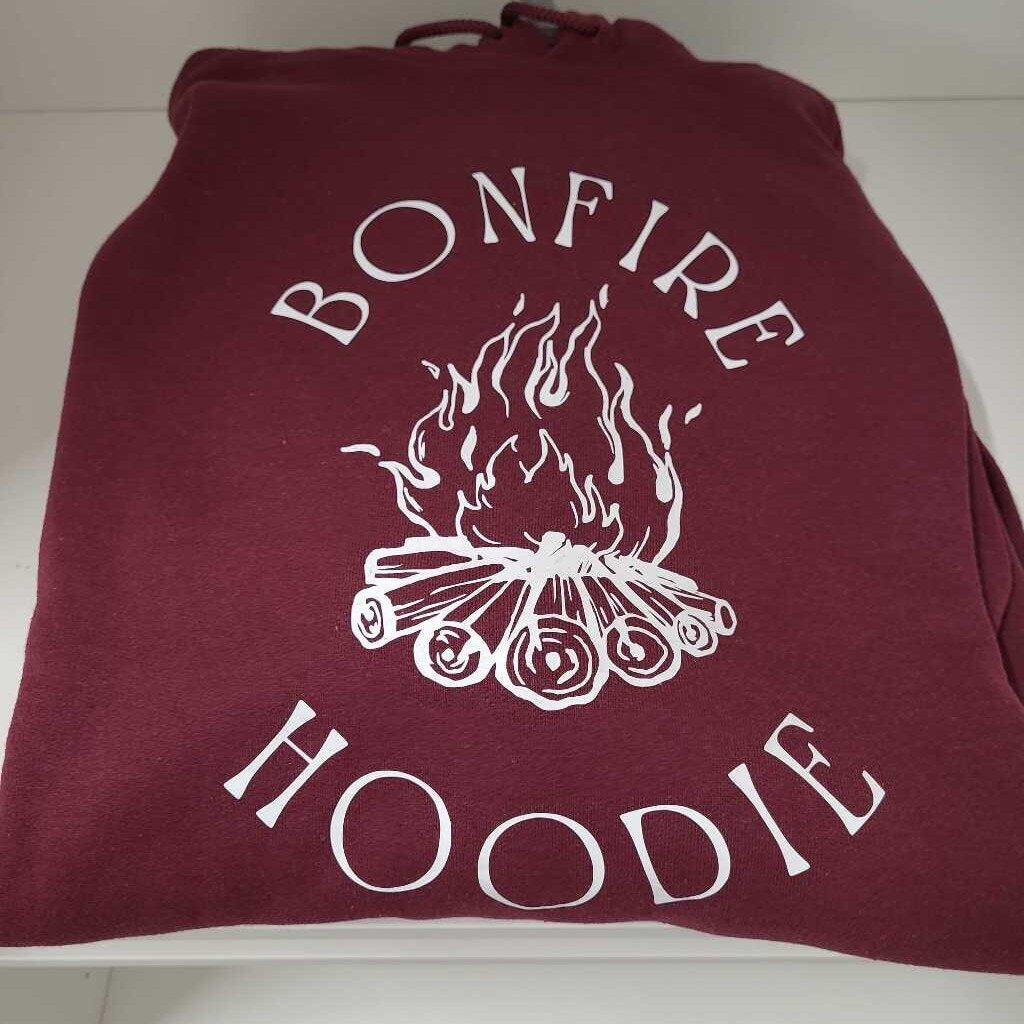Bonfire Hoodie-Maroon-XL