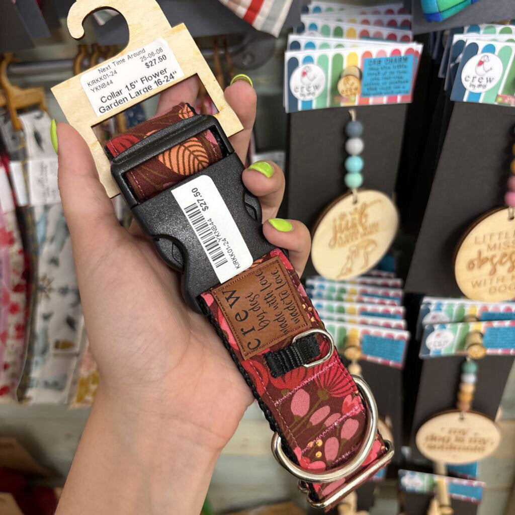 Collar 1.5" Flower Garden