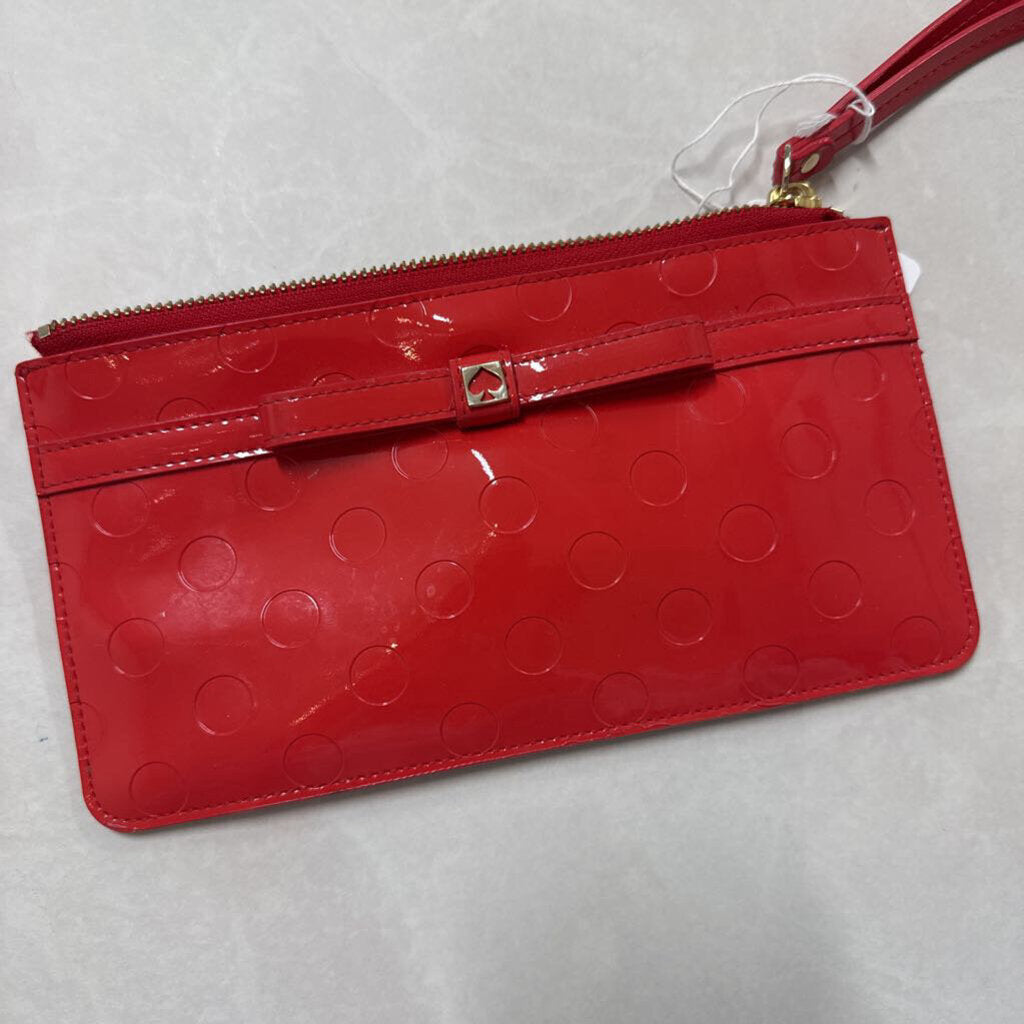 RED KATE SPADE WRISTLET