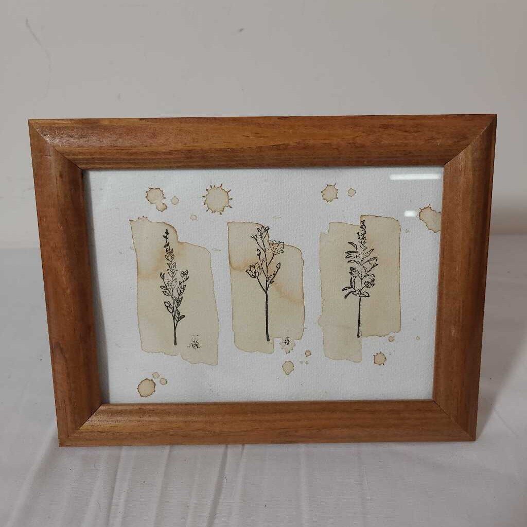 TRIPLE WILDFLOWER COFFEE ART