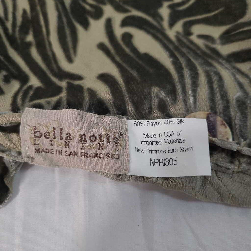 PR BELLA NOTTE~ KING DEC PILLOW COVERS/SATIN
