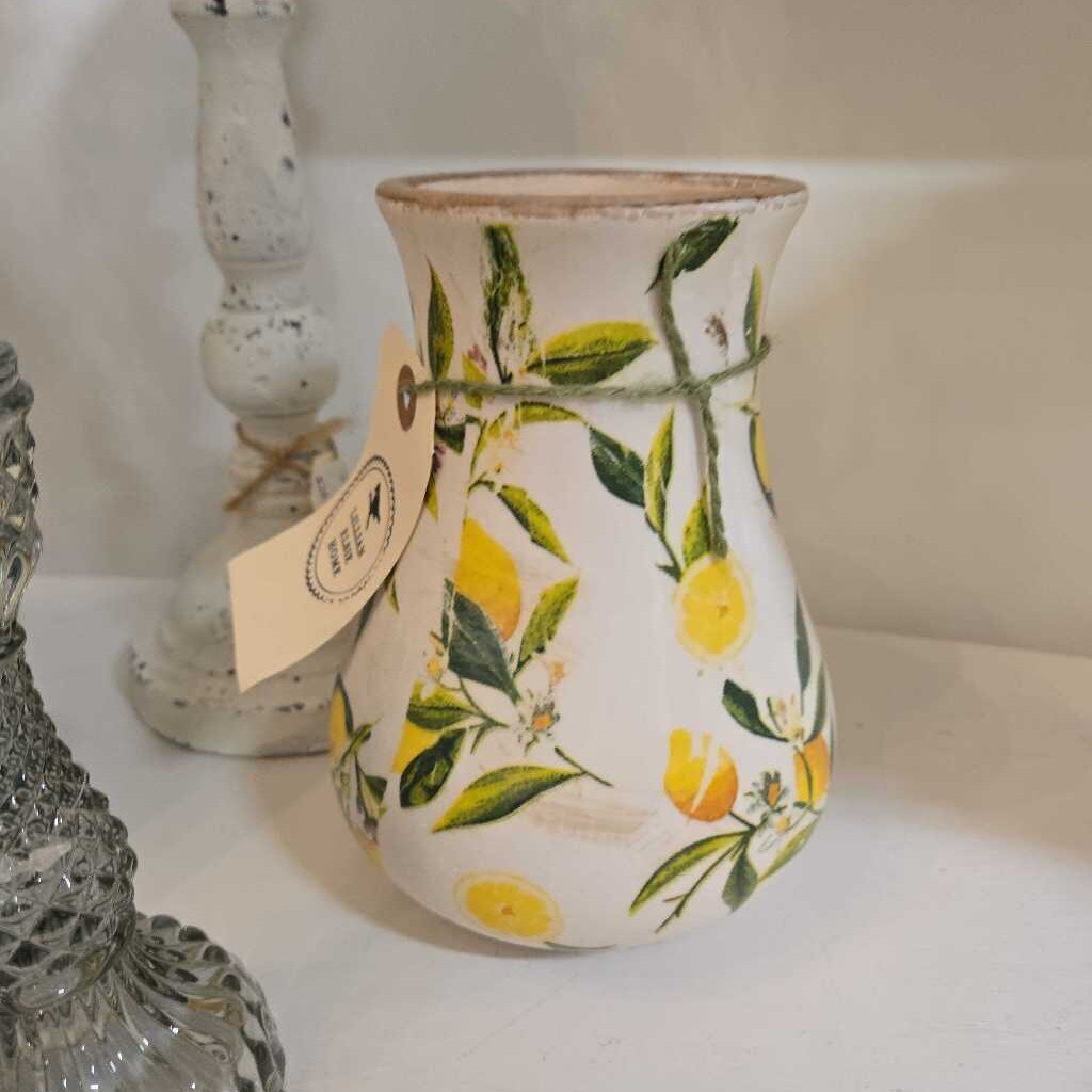 Petite Lemon Inspired Vase