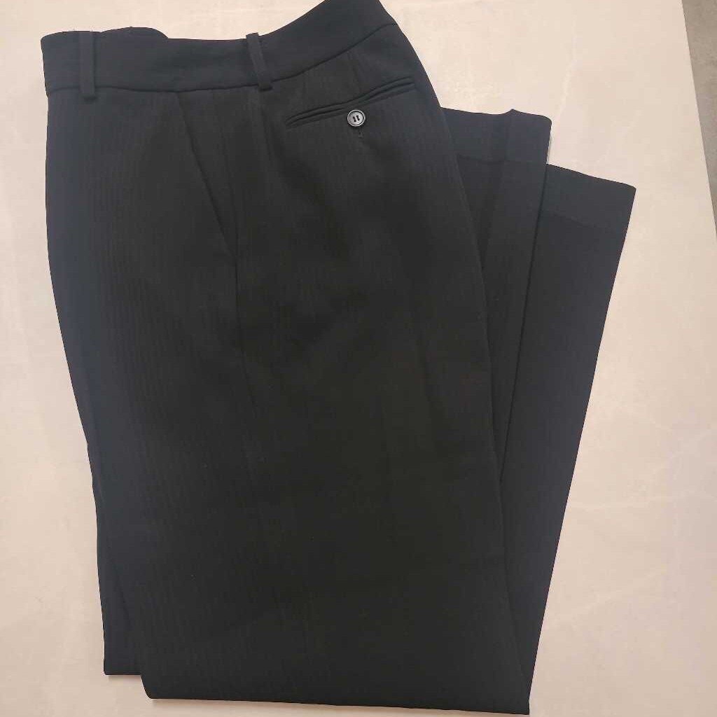 BLACK WIDE LEG DRESS PANTS