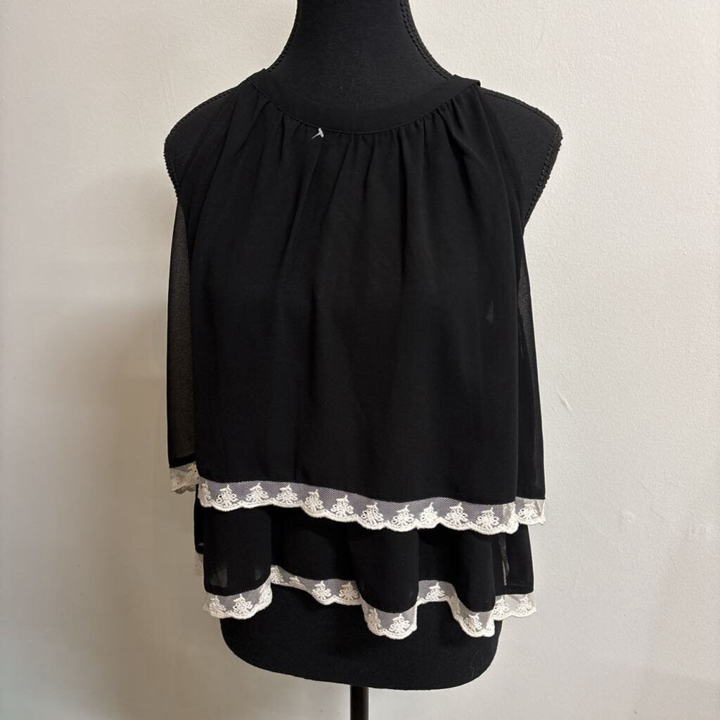 HIGH NECK LAYERED TOP