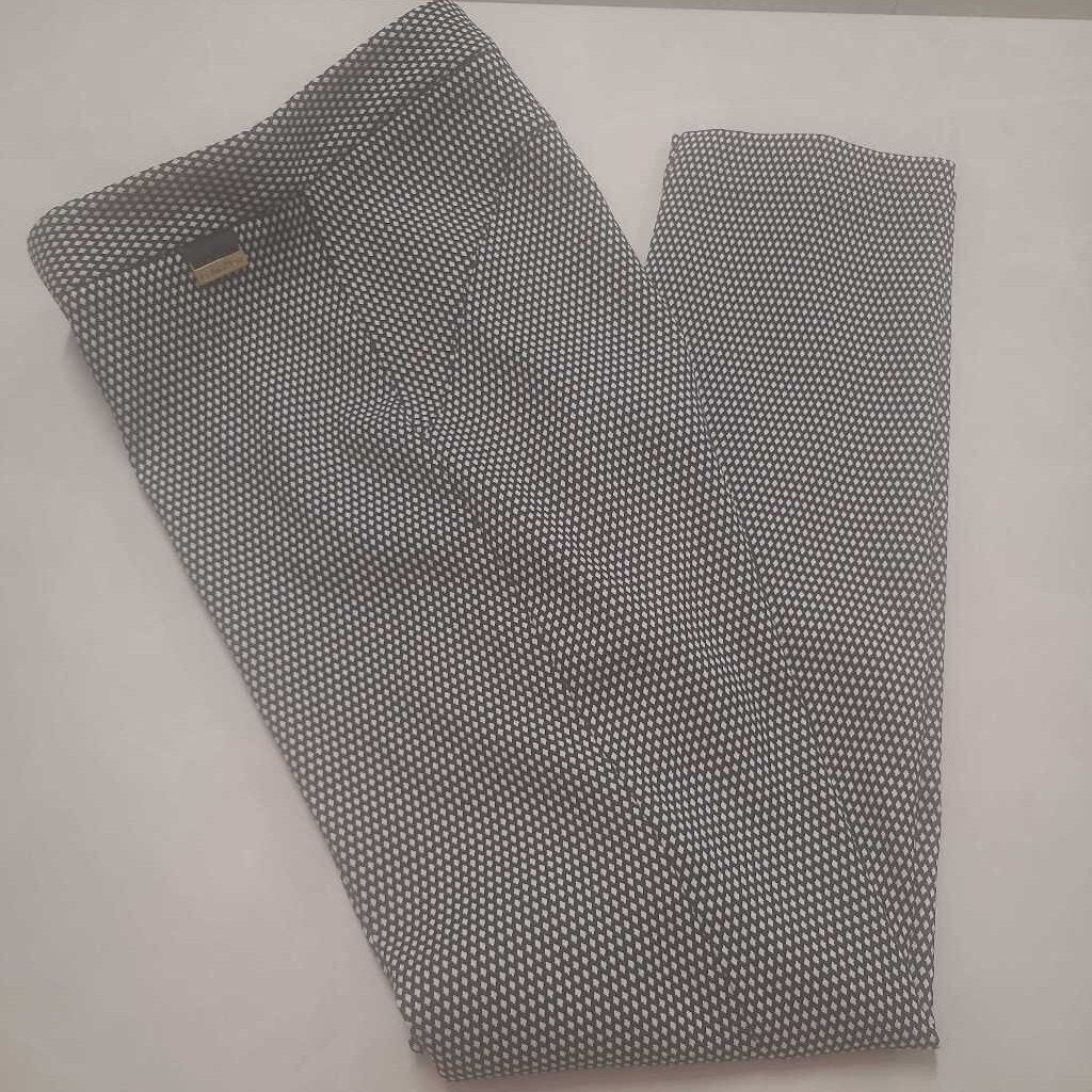 BLACK & WHITE STRETCH PULL ON PANTS