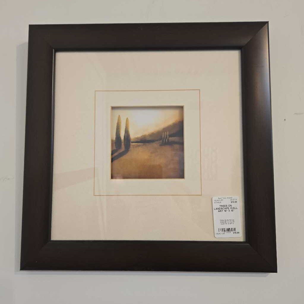 TREES ON LANDSCAPE WALL ART