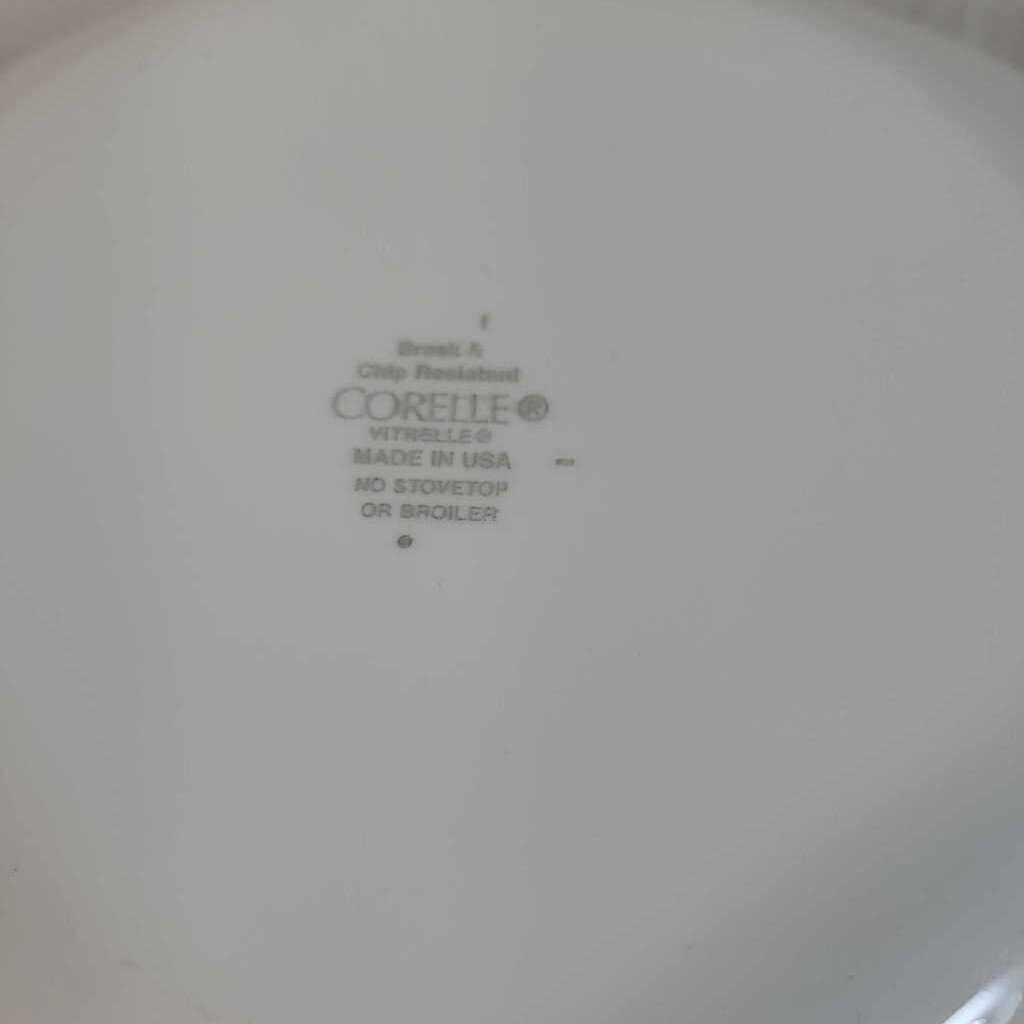 WHITE CORELLE CHERISH SQ SERVING DISH