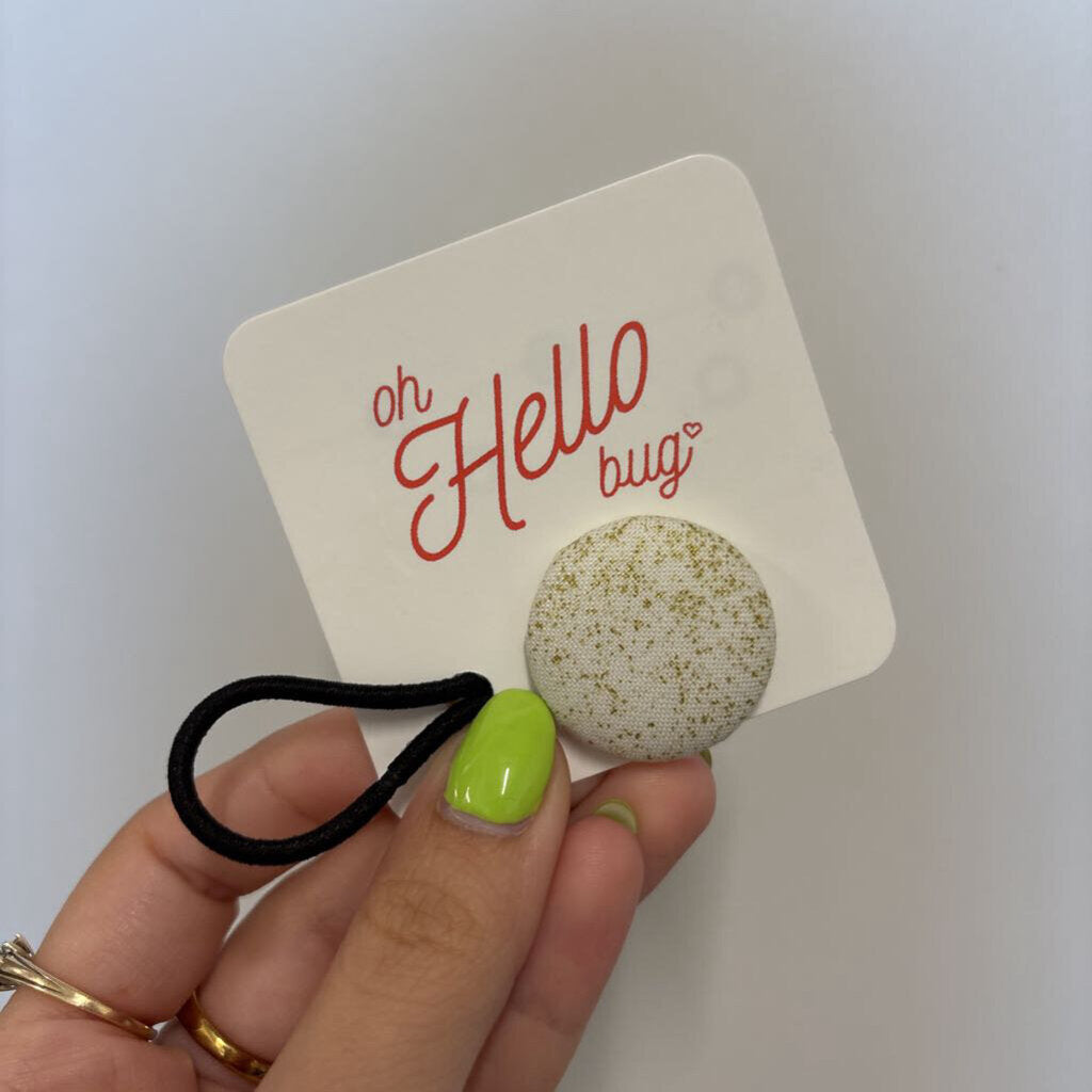 HAIR TIES - GOLD SPECKLE