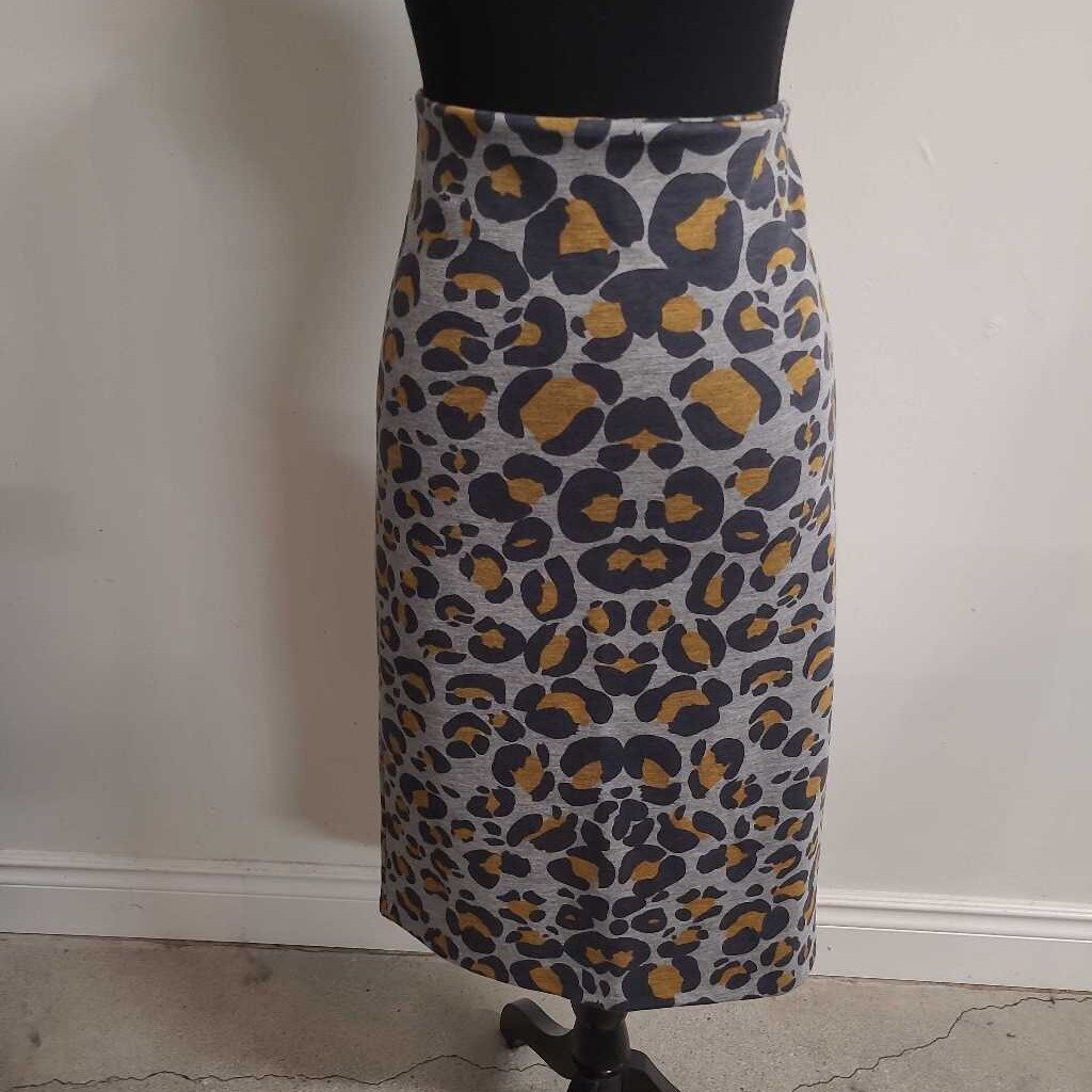 PRINT PENCIL SKIRT
