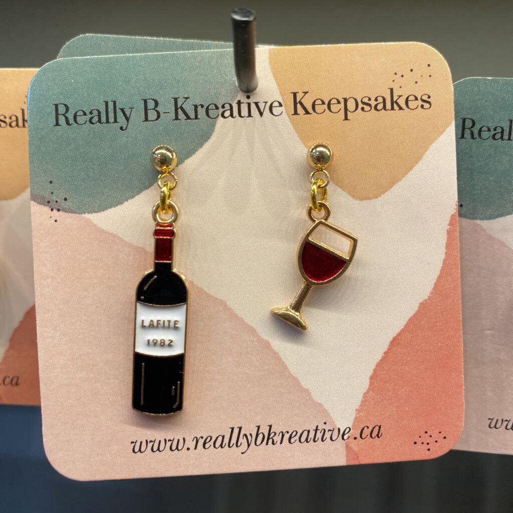 EARRING - WINE