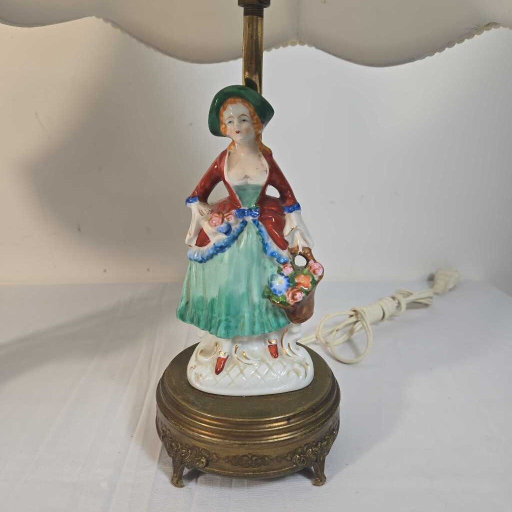 PR VTG FIGURINE LAMPS