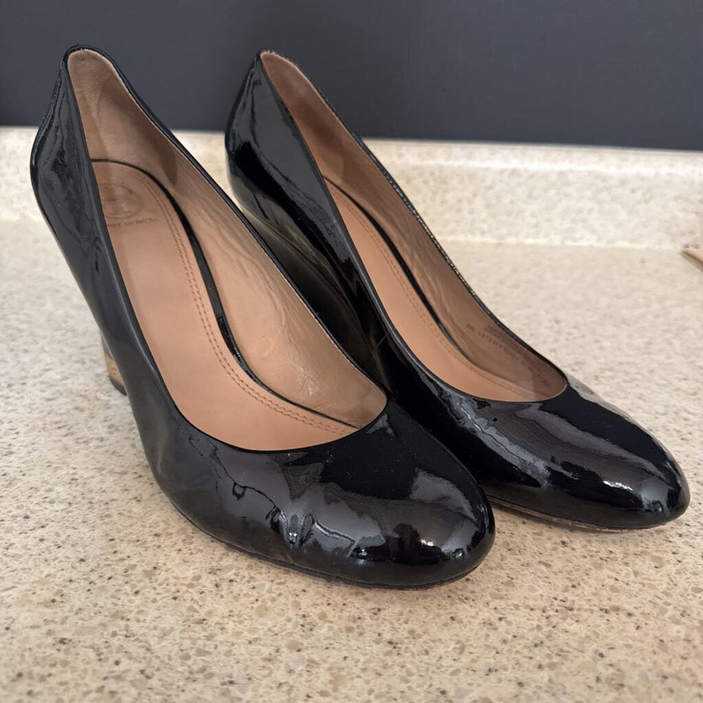 TORY BURCH BLACK WEDGE