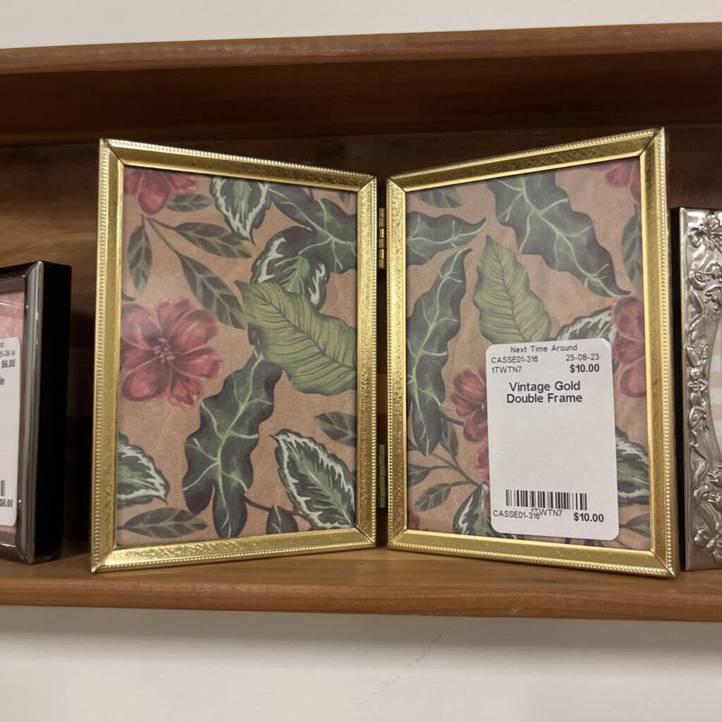 Vintage Gold Double Frame