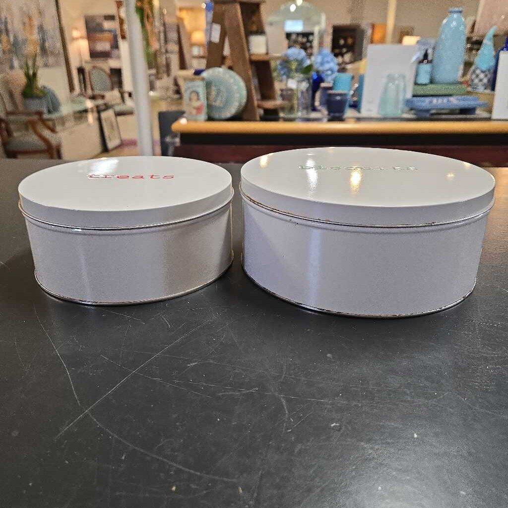 PR BISCUITS/TREATS LIDDED TINS