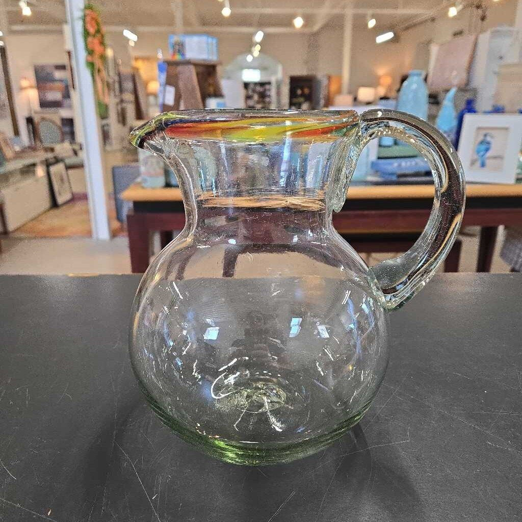 GLASS PITCHER