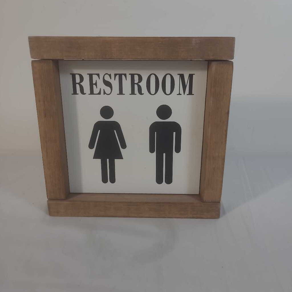 RESTROOM SIGN