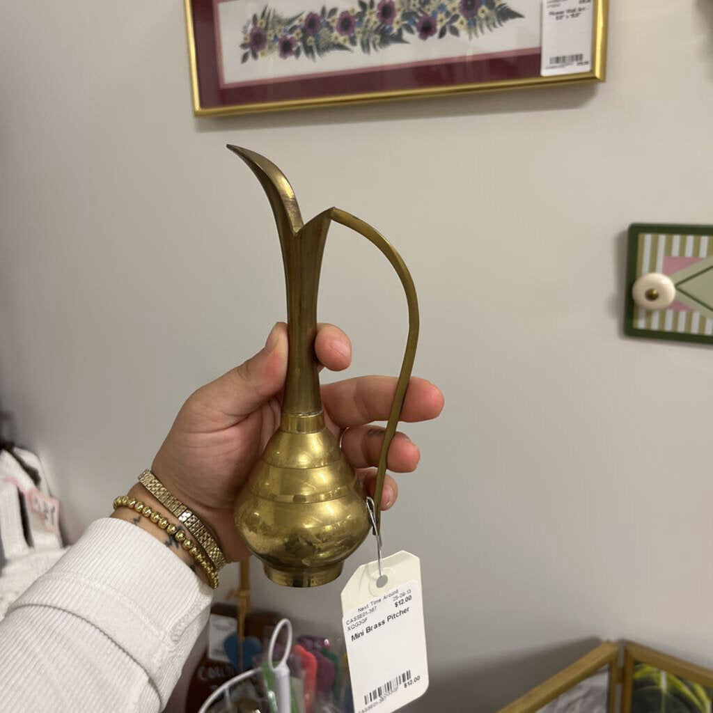 Mini Brass Pitcher
