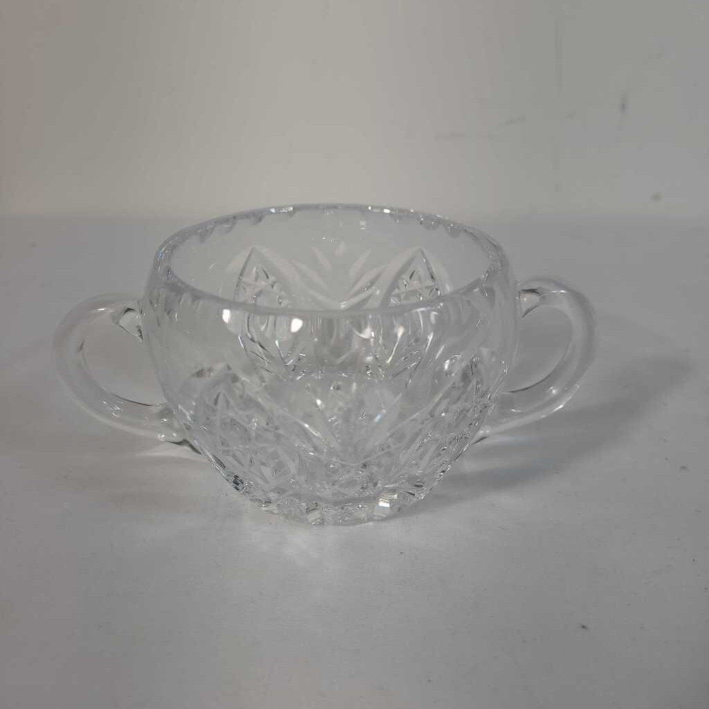 PINWHEEL CRYSTAL SUGAR DISH