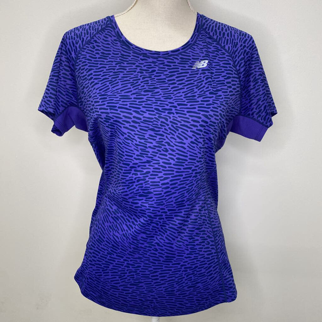 NEW BALANCE - PURPLE PATTERN S/S SHIRT