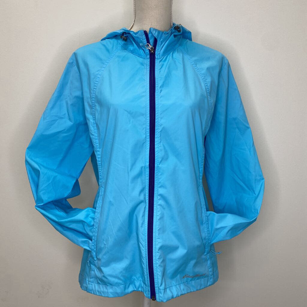 EDDIE BAUER - BLUE ZIP-UP WINDBREAKER