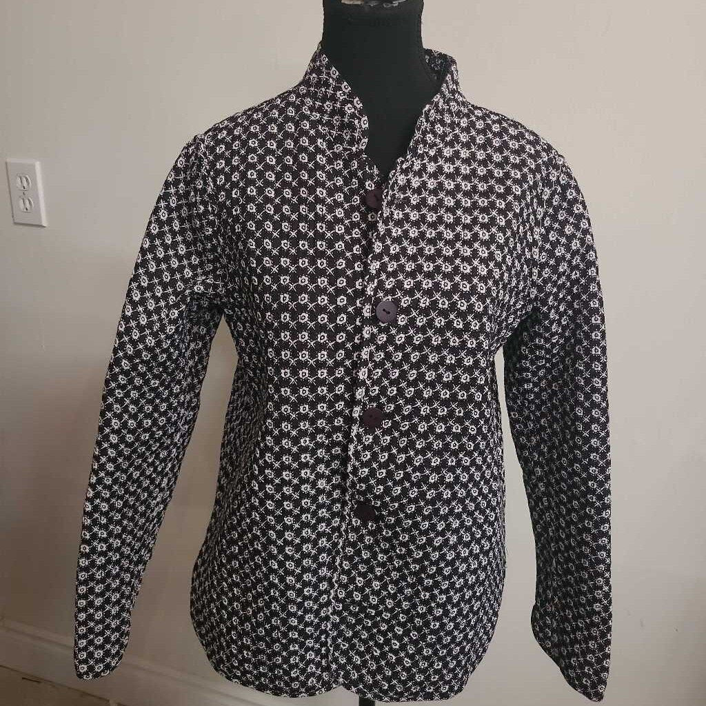 BLACK & WHITE REVERSIBLE LIGHTWEIGHT JACKET