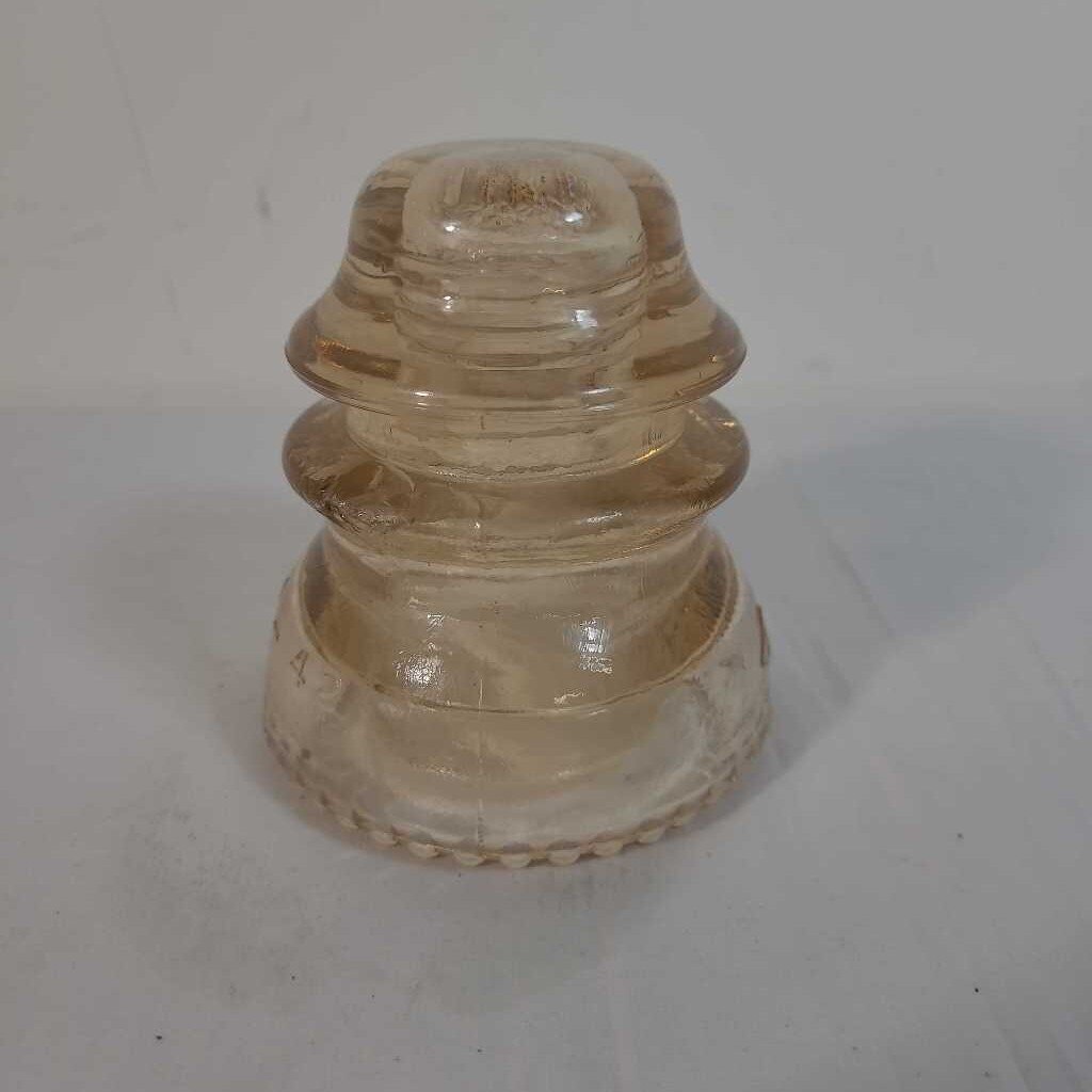 VTG GLASS INSULATOR~ DOMINION\