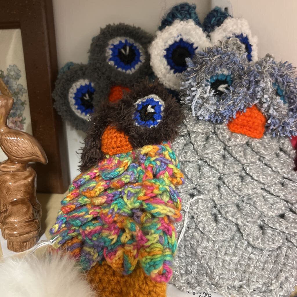 1- LITTLE TOASTIES OWL- HEAT & HUG