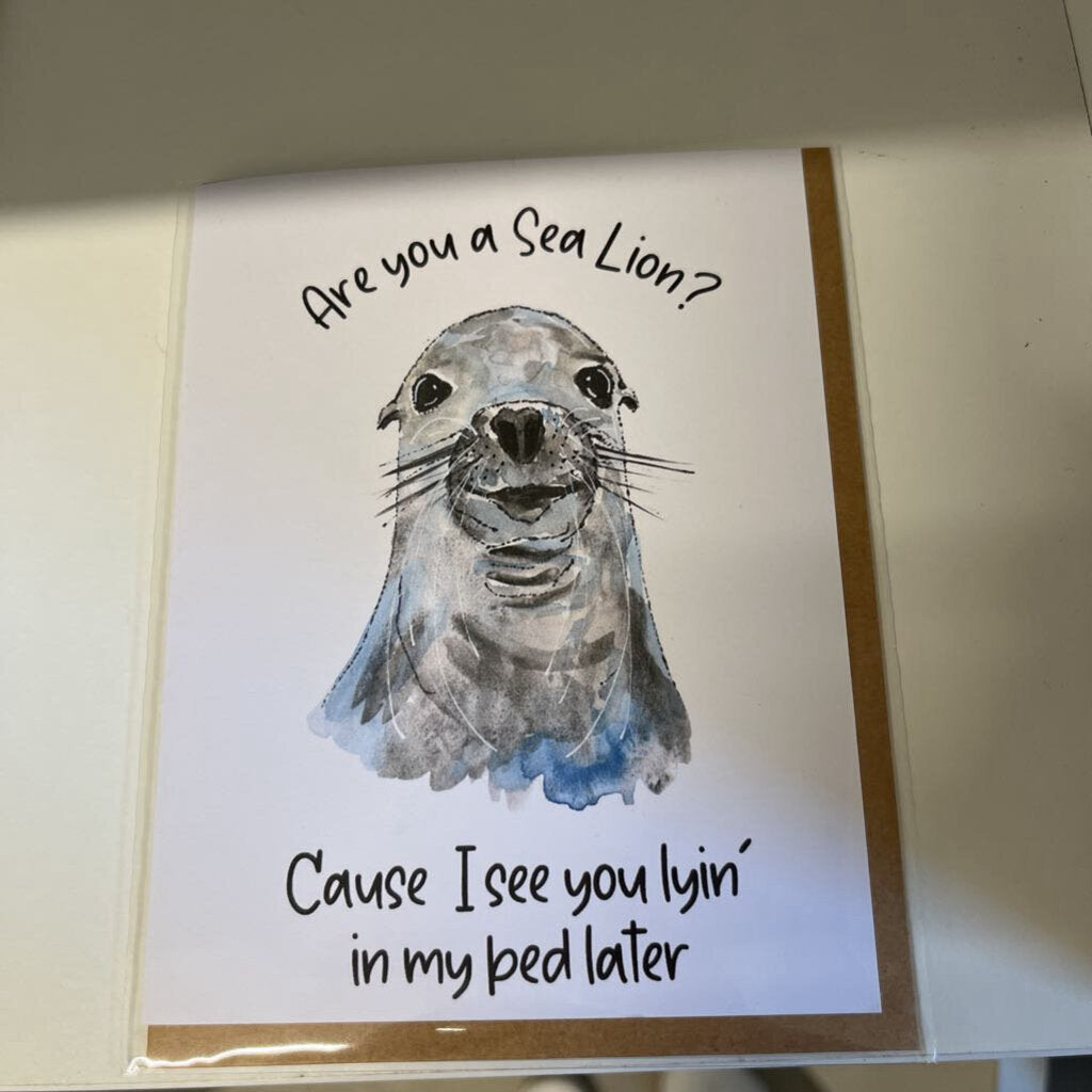 Card - Sea Lion