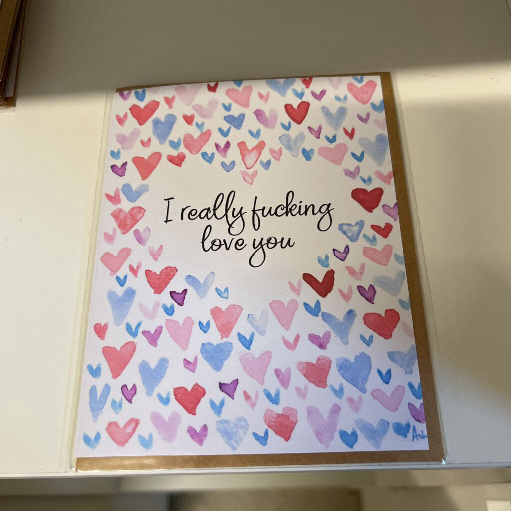 Card - I really f*cking love you