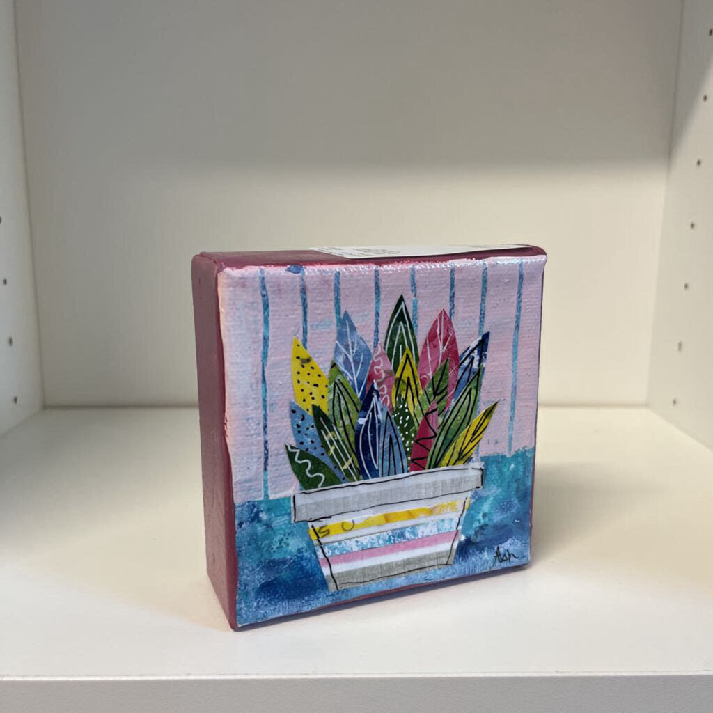 Mini Canvas - Colourful plant