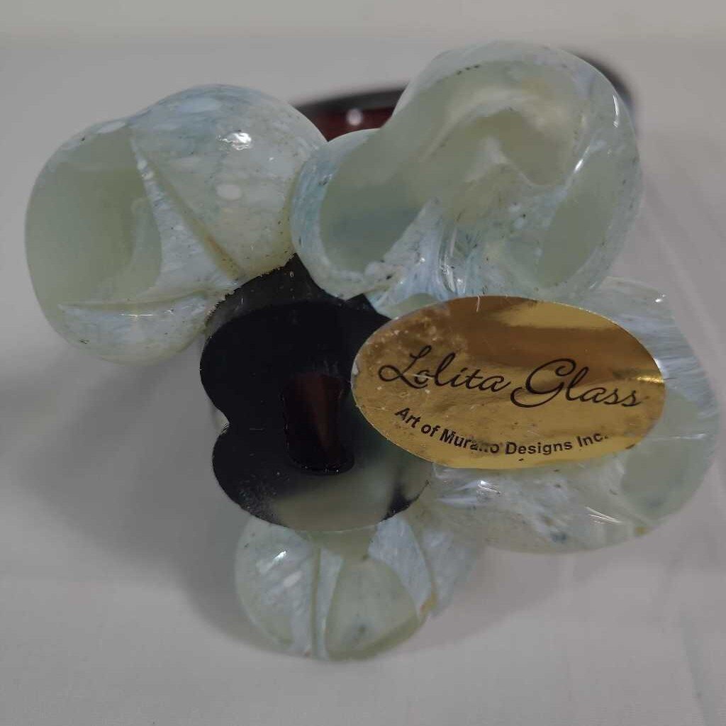 MURANO GLASS black CAT