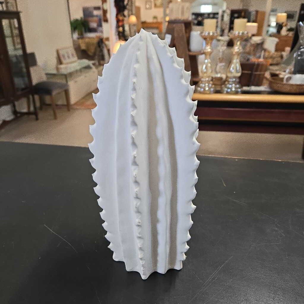 CERAMIC WHITE CACTUS
