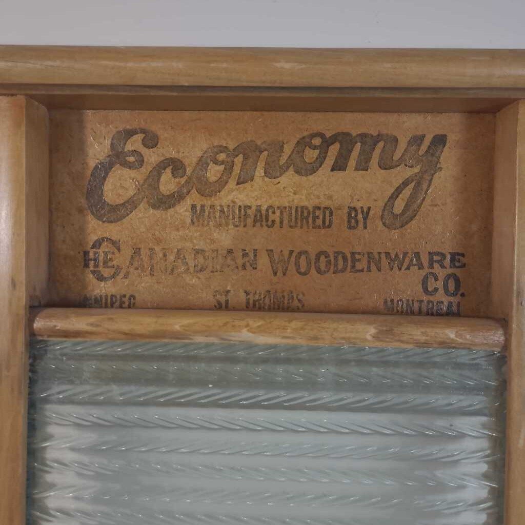 VTG GLASS ECONOMY WASHBOARD