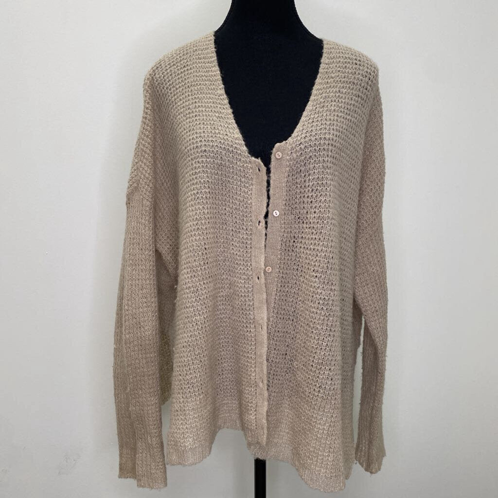 GENTLE FAWN - LIGHT BEIGE CARDIGAN
