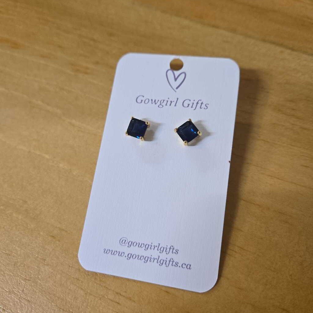 Earrings - Square Studs