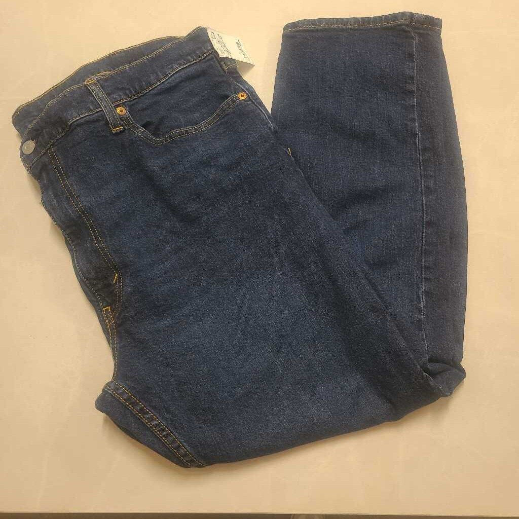 LEVI'S - "502" DARK WASH BLUE JEANS