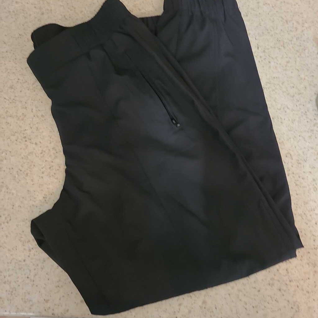 OLD NAVY BLACK NYLON JOGGERS