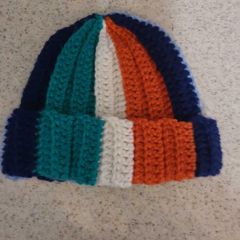 STRIPED HANDMADE HAT