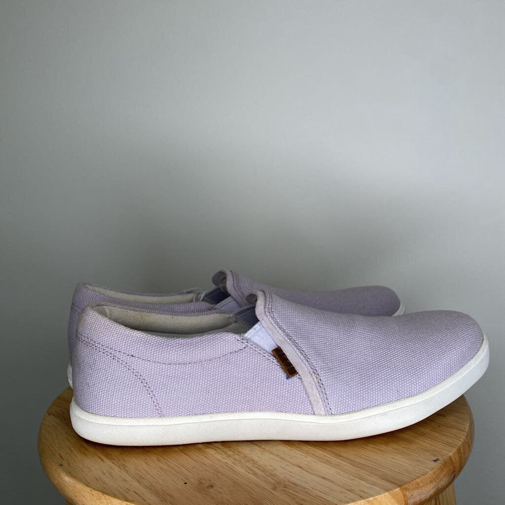 ROOTS - LAVENDER SLIP ON CANVAS SHOES