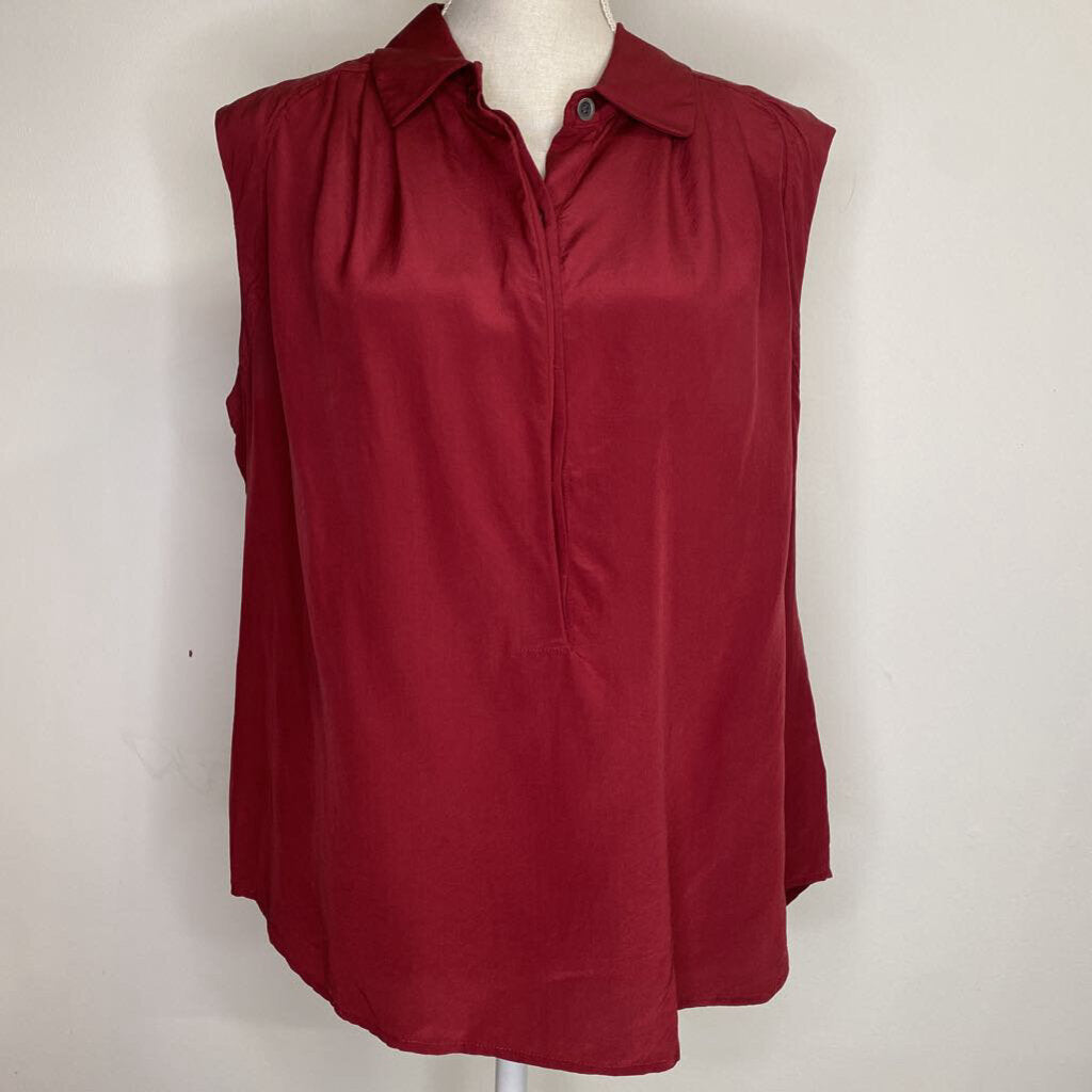 NORDSTROM - 100% SILK RED TANK TOP