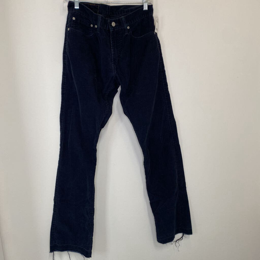 LEVI'S - "514" NAVY CORDORUY JEANS