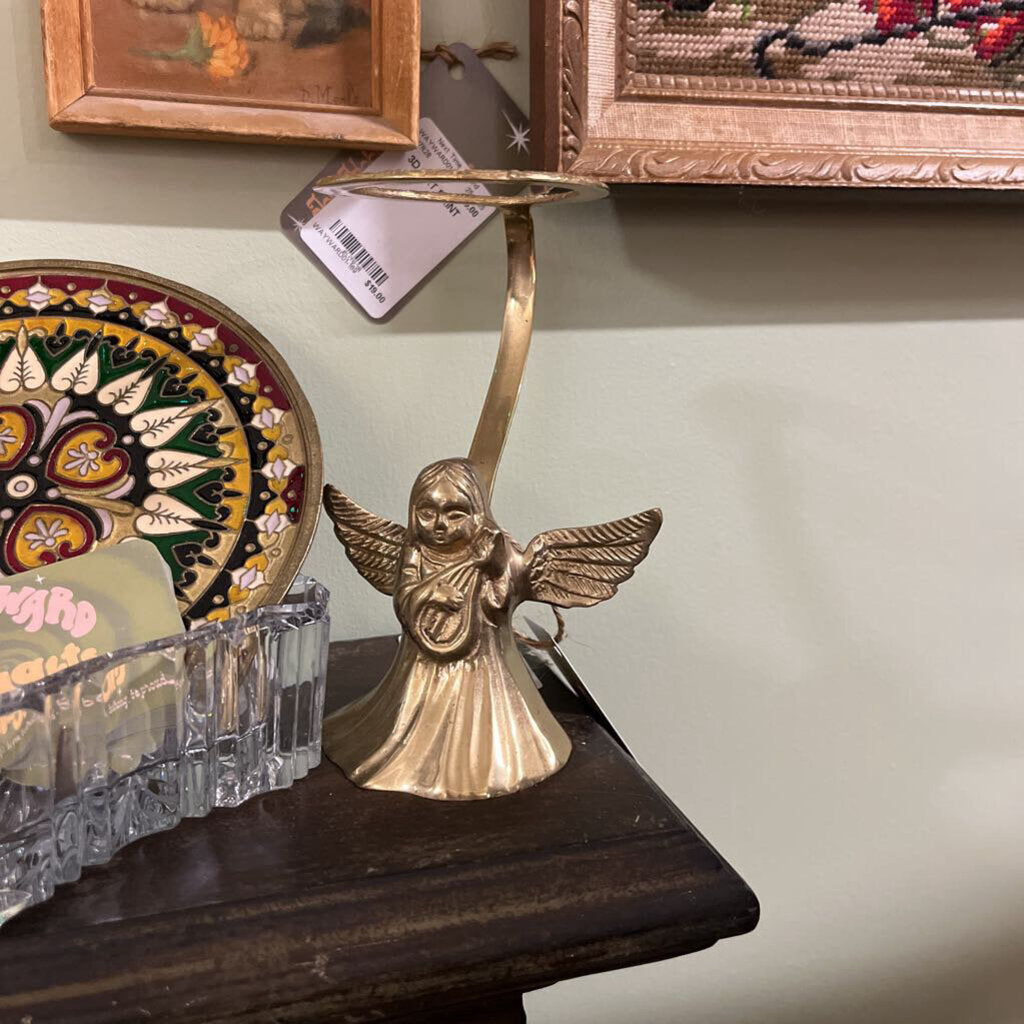 BRASS ANGEL ORNAMENT