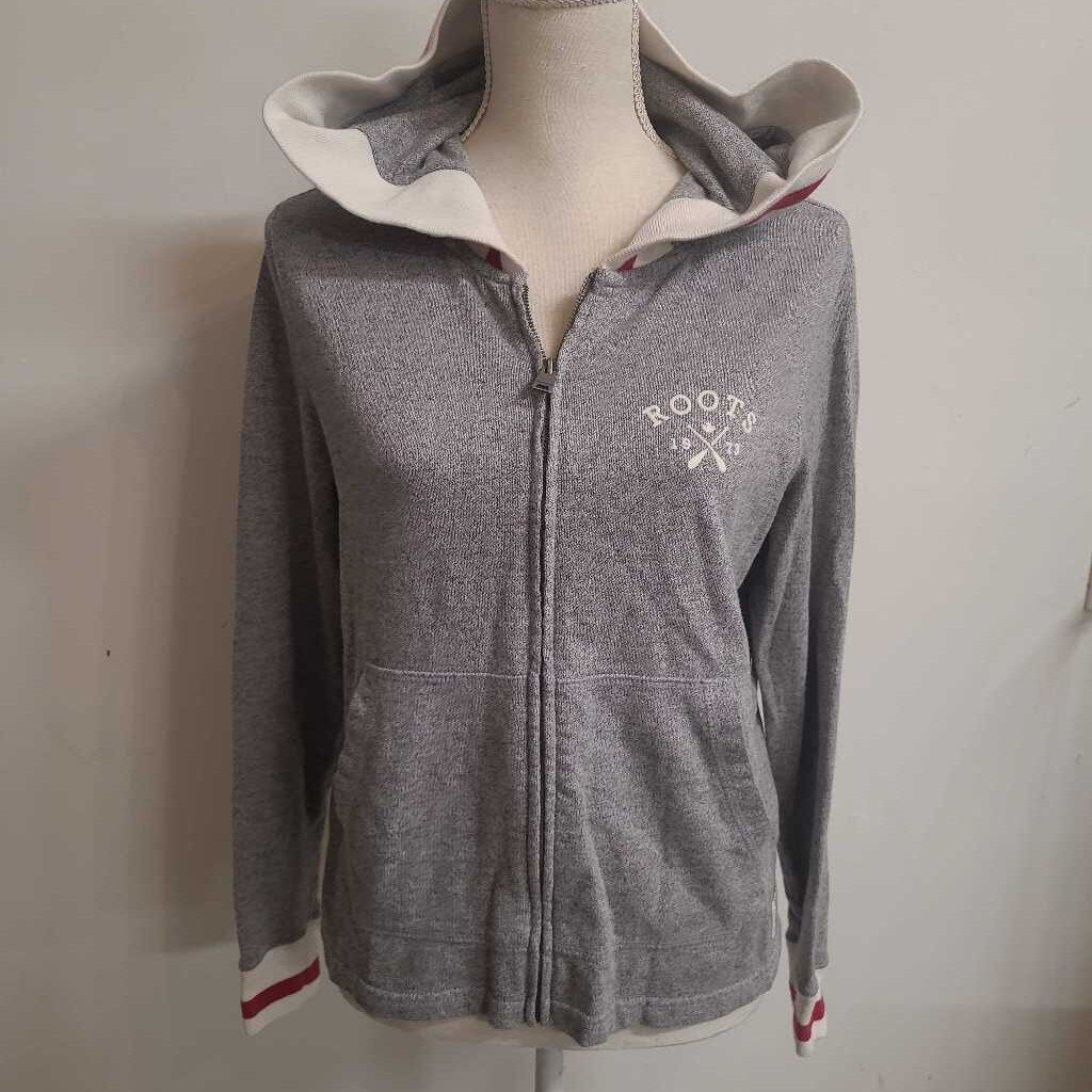 LIGHT GREY ROOTS HOODIE