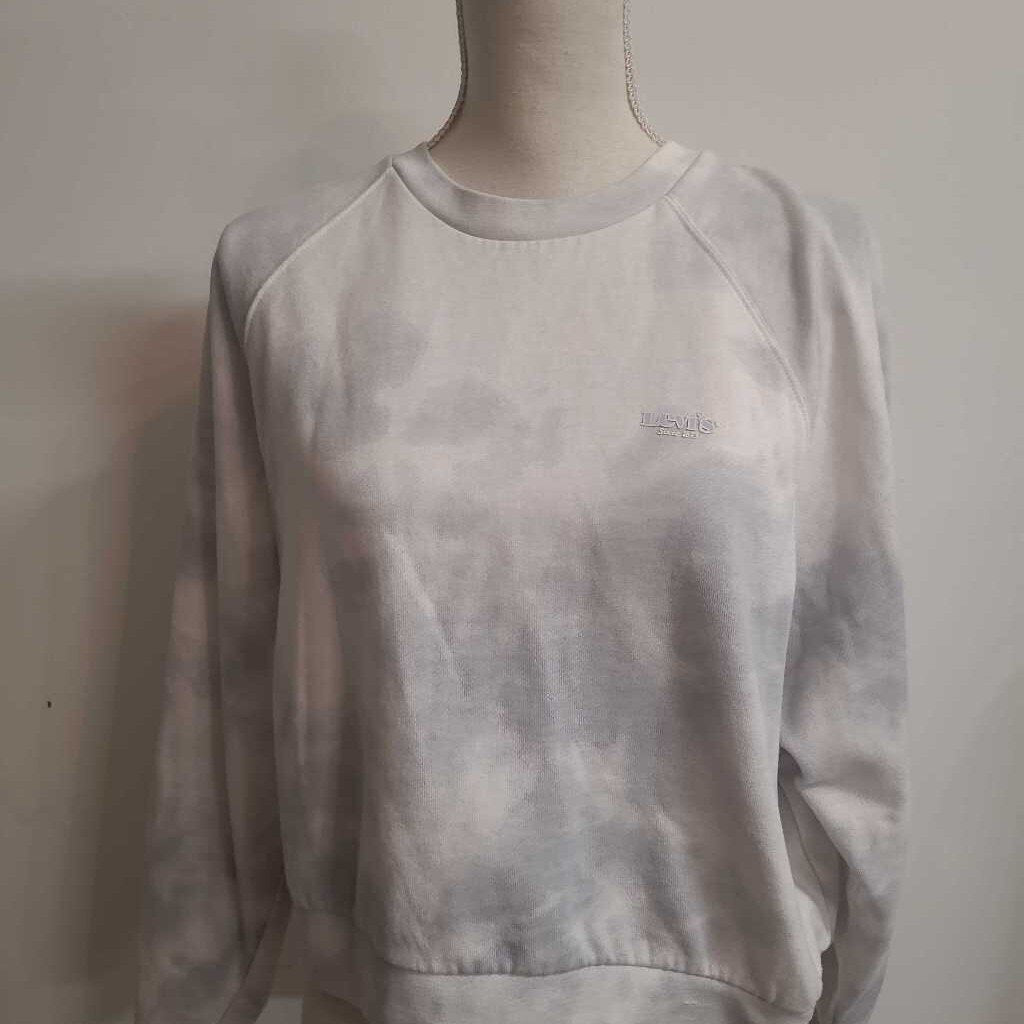 LEVI'S TIE DYE CROPPED SWEATSHIRT